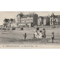 LOT 5 Cpa 44 PORNICHET. Villas Plage, Grand Hôtel Océan, Avenue Yolande, Bois Amour