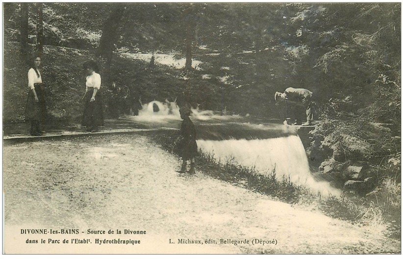 01 Divonne-les-Bains. Parc Hydrothérapique Source de la Divonne 1914