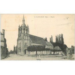 carte postale ancienne 18 SAINTE-SOLANGE. L'Eglise 1917