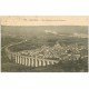 carte postale ancienne 18 SAINT-SATUR. Vue générale et Viaduc 1924