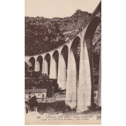 5 CPA 06 GORGES DU LOUP. Viaduc, Puy Tournettes et Cascade des Demoiselles