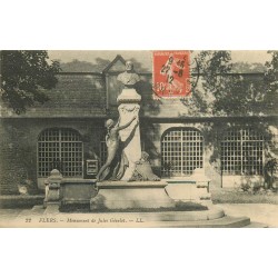 61 FLERS Lot 10 Cpa. Rue Schnetz, Etang Château, Monument Morts, Hôtel de Ville, Gévelot, Parc