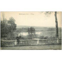 carte postale ancienne 18 SANTRANGES. L'Etang 1923