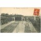 18 VIERZON. La Gare et Train Locomotive à vapeur 1918