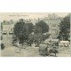 carte postale ancienne 18 VIERZON. Le Marché Place de l'Hôtel de Ville 1916. Attelage Molleron