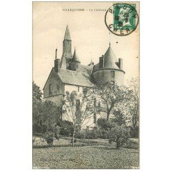 carte postale ancienne 18 VILLEQUIERS. Le Château 1925
