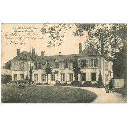 carte postale ancienne 18 VILLEQUIERS. Le Château du Colombier 1915