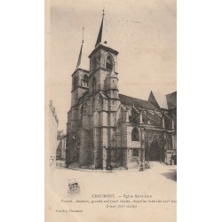 52 CHAUMONT. Portail et Clochers Eglise Saint-Jean 1906
