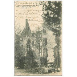 carte postale ancienne 18 VORLY. Château de Bois Sir-Amé 1903 et son Puits