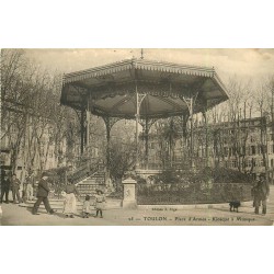 Spectacles LE KIOSQUE A MUSIQUE Place d'Armes à Toulon 1915