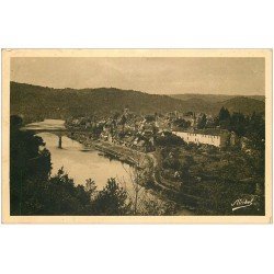 carte postale ancienne 19 ARGENTAT. La Dordogne 1936