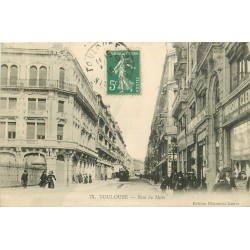 31 TOULOUSE. Rue de Metz 1915 et Faubourg Saint-Cyprien