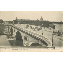 2 Cpa 31 TOULOUSE. Pont Neuf et Canal Fuite du Moulin Château