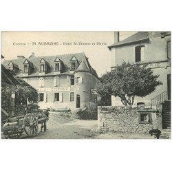 19 AUBAZINE. Hôtel Saint-Etienne et Mairie