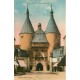 4 cpa 54 NANCY. Porte Citadelle 1903, Palais Gouvernement Hémicycle Carrière, Porte Craffe et Palais Ducale