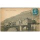carte postale ancienne 19 BORT. Le Pont et les Orgues 1920
