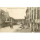 2 cpa 57 BOUZONVILLE. "Lowen Apotheke" Rue de la République et de Sarrelouis 1921