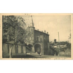 2 cpa 83 HYERES. Vieille Maison Quartier Saint-Paul et Panorama de la Colline du Paradis 1927-25
