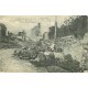 3 cpa 51 MAURUPT et HEILTZ-LE-MAURUPT. Mairie sur Grande Rue et Chevaux morts porteurs munitions avec Eglise 1915
