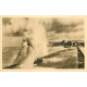 3 cpa 76 LE TREPORT. Falaises sur Plage 1937 et Vagues jour de haute Marée