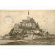 3 cpa 50 LE MONT-SAINT-MICHEL. Arrivée du Train sur la Digue et les Remparts 1921
