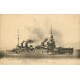 4 cpa MARINE DE GUERRE FRANCAISE. Duguay Trouin bateau école, Mirabeau, croiseur Jules Ferry et Charlemagne