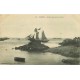 4 cpa BATEAUX. Elèves Borda du Bougainville, Goëlette pour Islande, Melpomêne Ecole Gabiers et Esat Cowes