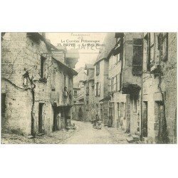 carte postale ancienne 19 BRIVE. La Rue Basse