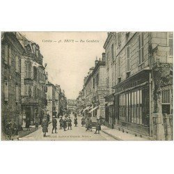 carte postale ancienne 19 BRIVE. Rue Gambetta 1917. Dépôt Central de la Dépèche