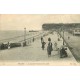3 cpa 76 FECAMP. Promenade Jetée, Salle Abbés Musée et Plage 1907-19-03
