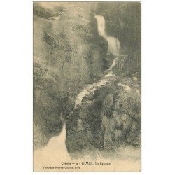 carte postale ancienne 19 GIMEL Cascades. Les Cascades n°9