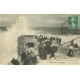 2 Cpa 64 BIARRITZ. Etude de Vagues et vue sur la Ville 1908