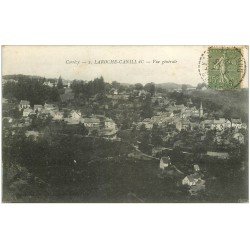 carte postale ancienne 19 LAROCHE-CANILLAC. Vue générale du Village 1920