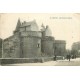 2 Cpa 44 NANTES. Tramway Place de la République et Tours du Château 1917