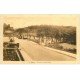 carte postale ancienne 19 OBJAT. Entrée du Jardin public 1934. Edition Chalard Tabac