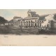 Belgique NAMUR. La Gare avec tramway à vapeur