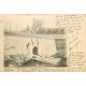2 CPA 25 BESANCON. Porte d'Arènes et Pont de Battant Quais Vauban 1904