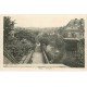 carte postale ancienne 19 OBJAT. Les Ecoles et l'Escalier. Edition Chalard Tabac