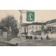 55 BAR-LE-DUC. Pensionnat Saint-Louis écoliers sur Esplanade du Château 1909
