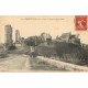 2 cpa 49 CHAMPTOCE. Ruines Château de Barbe-Bleue et Château du Pin 1908