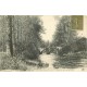 2 cpa 61 LA FORÊT-AUVRAY. Château et Pont sur l'Orne 1918