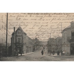 63 SAINT-ELOY-LES-MINES. Grand Hôtel et cafés Avenue de la Gare