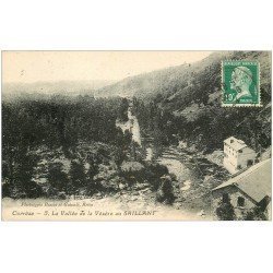carte postale ancienne 19 SAILLANT. La Vallée de la Vézère 1924