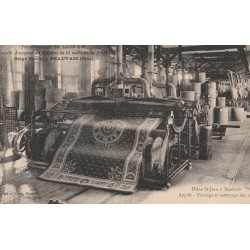 60 BEAUVAIS. Apprêt tondage et nettoyage des Tapis Usine Saint-Jean 1929