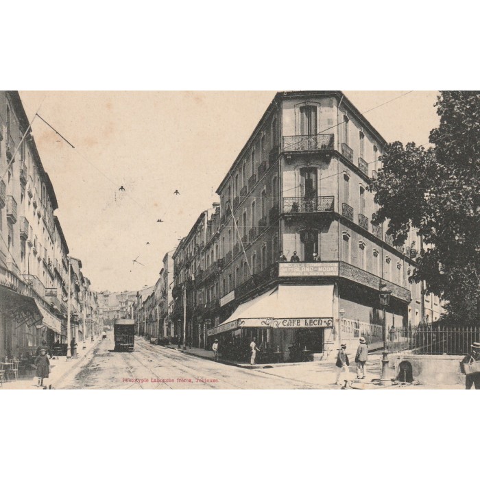 CPA 06 - Nice - La gare, tramway- attelages - TB EUR 1,00 - FR