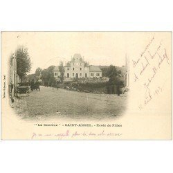 carte postale ancienne 19 SAINT-ANGEL Ecole de Filles 1903