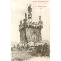 5 cpa 09 AX-LES-THERMES. Vierge, Orgeix, Vallée Nabre, Cascades Hospitalet & Castelet