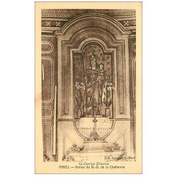 carte postale ancienne 19 USSEL. Statue Notre-Dame de Chabanne 1939