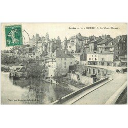 carte postale ancienne 19 UZERCHE. Le Vieux Château vers 1911
