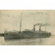 4 cpa NAVIRES PAQUEBOTS. Figuig, Espagne, Lutetia et Asie
